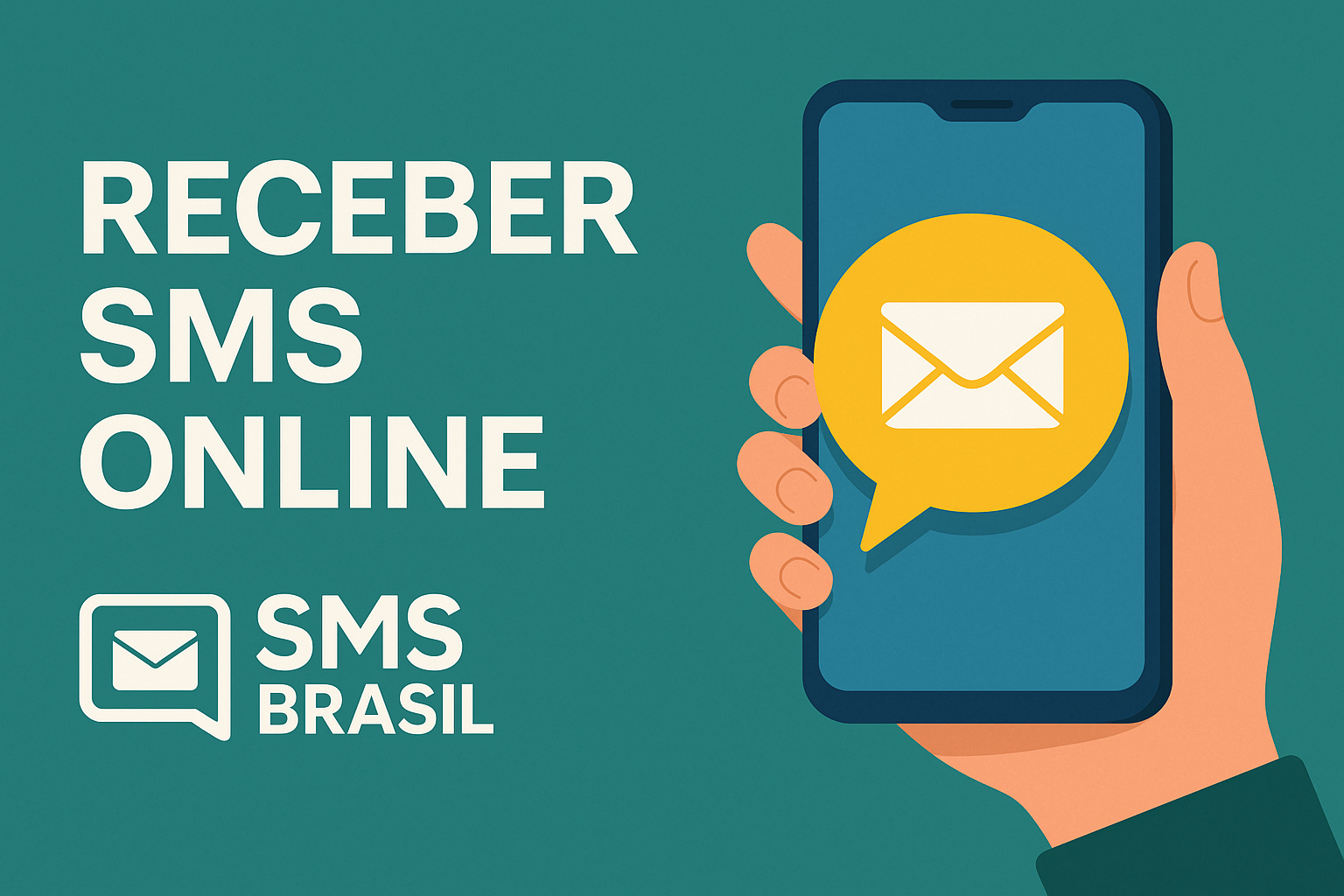 Número virtual para WhatsApp criado através do SMS Brasil